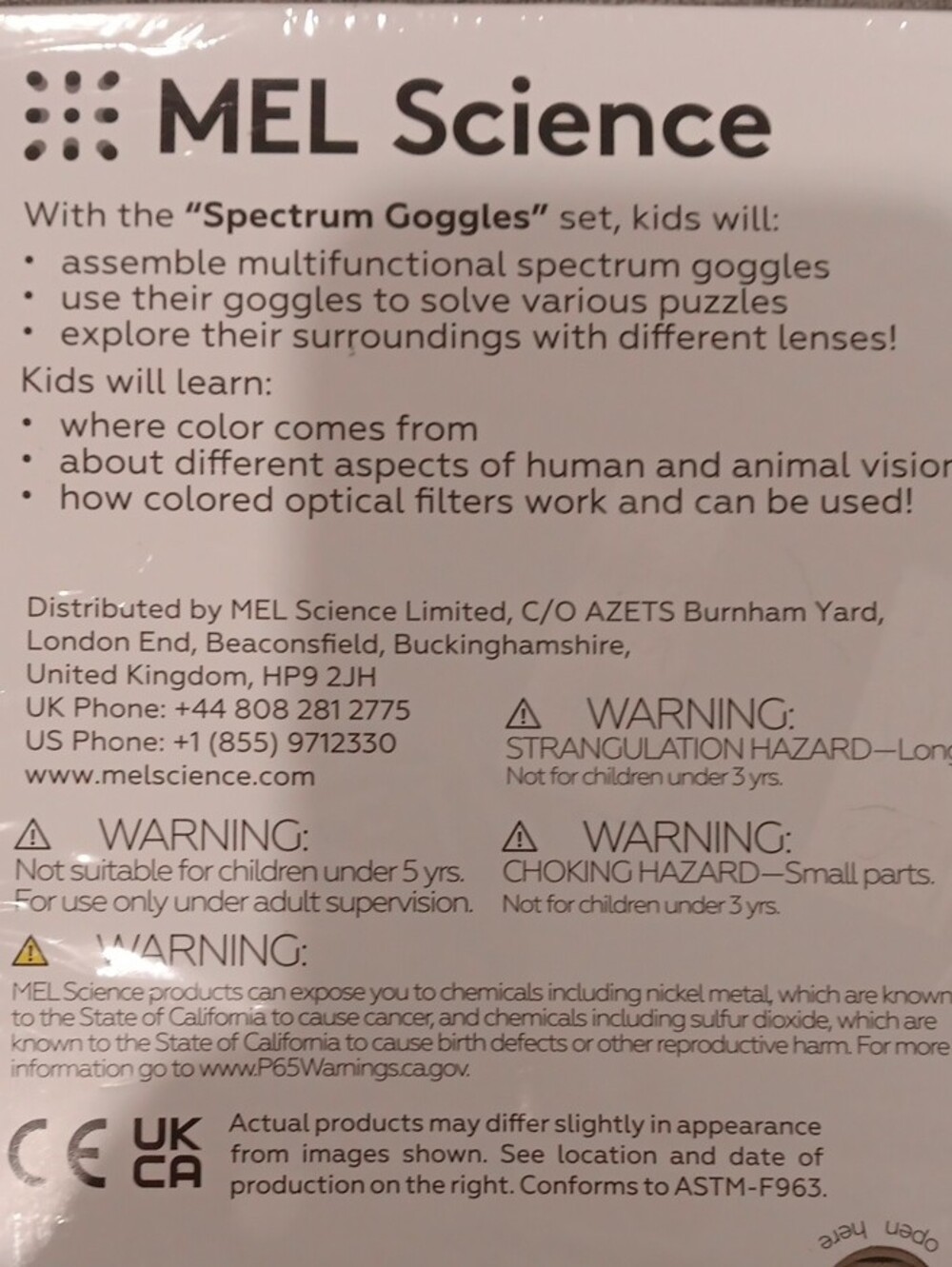 Spectrum Goggles Set Kit - Picture 4 of 5